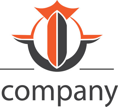 Creative abstract corporate logo design with company text business emblem company identity modern graphic vector template branding element brand symbol creative sign business identity