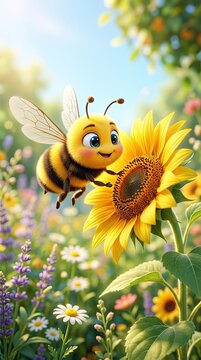 bee on flower