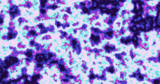 Abstract cyan pink violet marbled texture with organic cell like pattern and soft glow