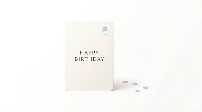 birthday card or birthday theme