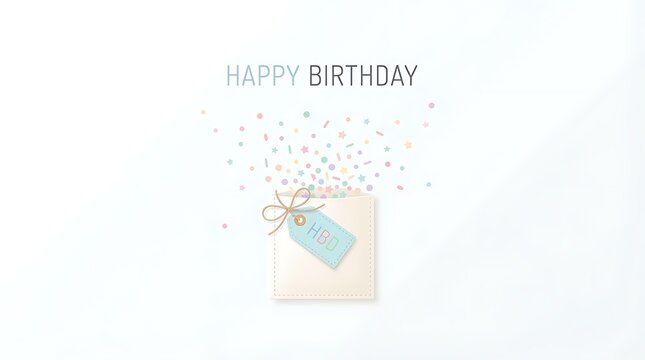 birthday card or birthday theme