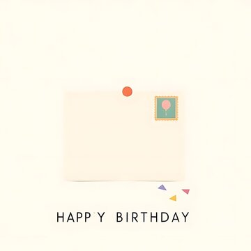 birthday card or birthday theme