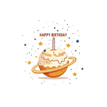 birthday card or birthday theme