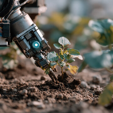 Robotic weeding machine uses computer vision to assist with crops