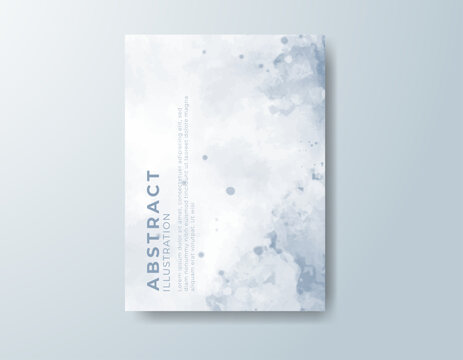 Modern collection of watercolor cards featuring colorful painted textures for postcards, invitations, announcements, and stationery.