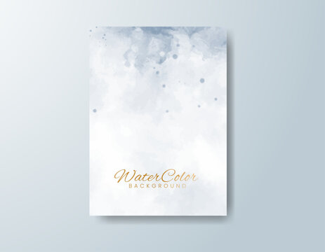 Modern collection of watercolor cards featuring colorful painted textures for postcards, invitations, announcements, and stationery.