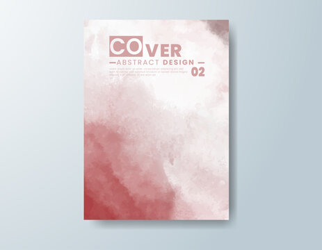 Modern collection of watercolor cards featuring colorful painted textures for postcards, invitations, announcements, and stationery.