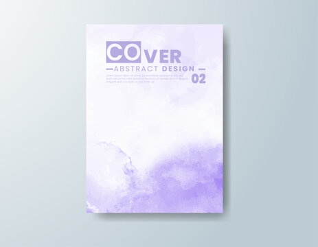 Modern collection of watercolor cards featuring colorful painted textures for postcards, invitations, announcements, and stationery.