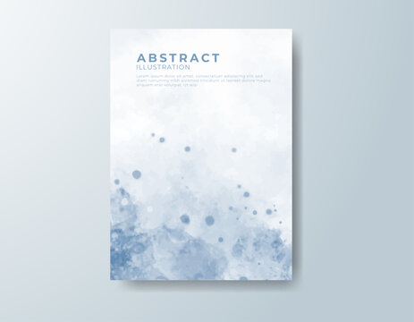 Modern collection of watercolor cards featuring colorful painted textures for postcards, invitations, announcements, and stationery.
