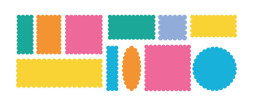 Colorful abstract geometric shapes and rectangles arranged in a modern artistic composition
