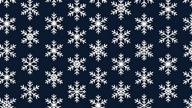 Elegant snowflake pattern wallpaper.