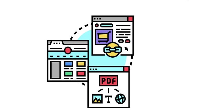 Web pages construction process different user interfaces, content types, and linking features for creating a comprehensive and functional online presence