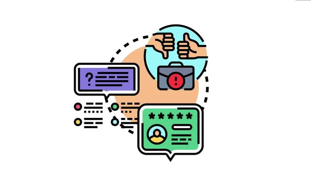 Business concept visualizing the process of developing strong client confidence and positive brand reputation through addressing inquiries. Delivering quality service. And receiving positive feedback