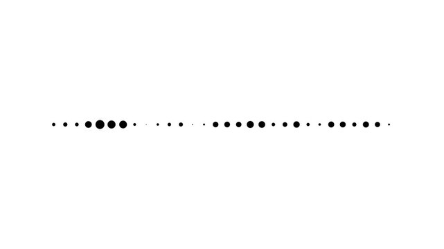 Minimalist audio waveform animation, pulsing sound frequency hud for ui pulse