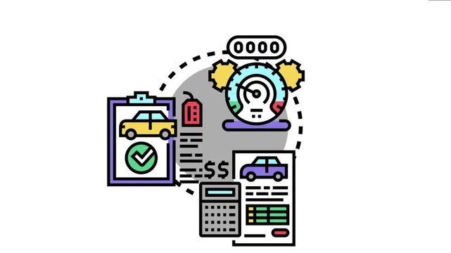 Car odometer checking process for inspection, mileage verification, maintenance, and vehicle valuation, ensuring accurate data before purchasing or selling
