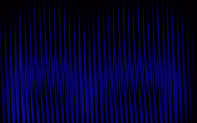 Fototapeta premium Glowing vertical blue light streaks minimalist abstract design isolated on white background