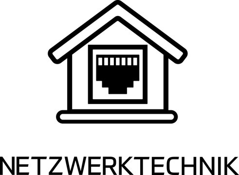 Netzwerktechnik Elektroinstallation Icon