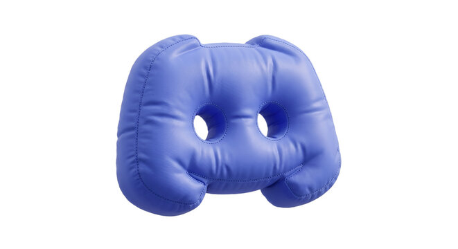 Blue inflatable Discord logo