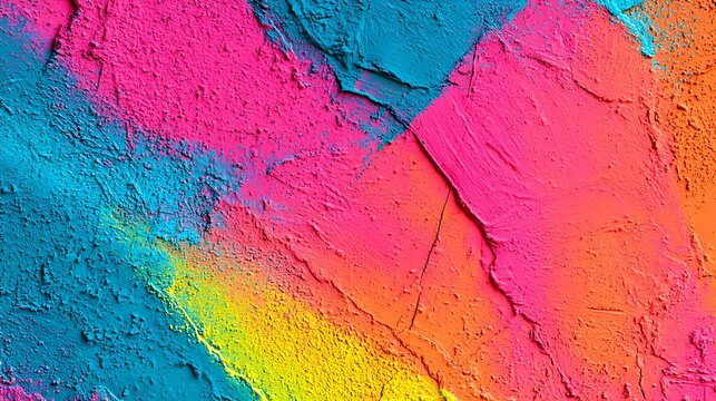 Vibrant abstract textured paint background