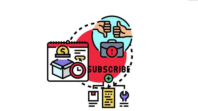 Illustration depicting the process of a subscription upgrade, including the celebratory period, user feedback, and various service options for an enhanced customer experience