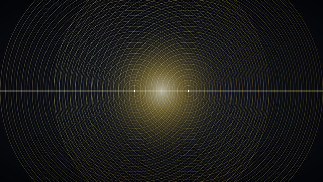 Quantum laser optical interferometry wave grid with precision beam diffraction lines, 4k tech vector backdrop