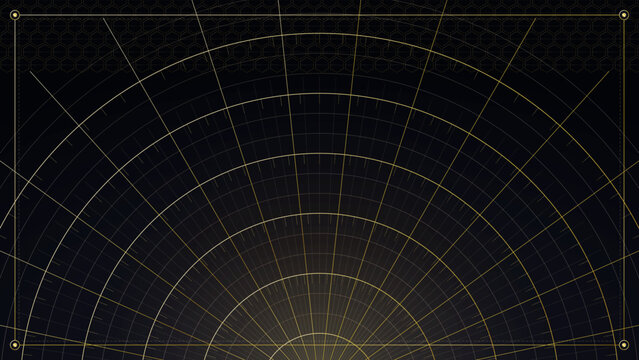 Celestial Art Deco sunburst and Japanese kumiko sacred geometry star canopy backdrop, 4k luxury vector wallpaper