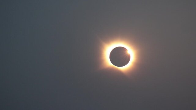 Total solar eclipse will take place in Spain on August 12, 2026, in the town of Cambrils, Tarragona province. High quality 4k footage