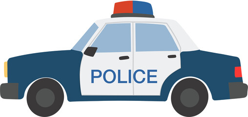 Police Car Patrol Safety Traffic Education Public Service Vehicle Illustration © 보라 강