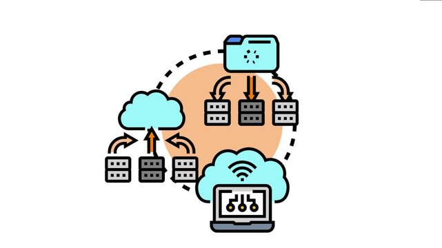 Centralized provisioning service concept facilitating efficient data distribution, cloud resource allocation, and remote access across a connected network infrastrukture system