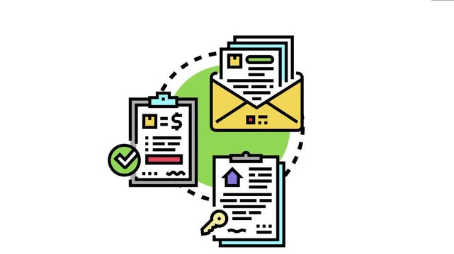 Official contract and legal paperwork undergoing revision and amendment, showing signatures, notes, and correspondence for property, finance, and business transaction management and approval
