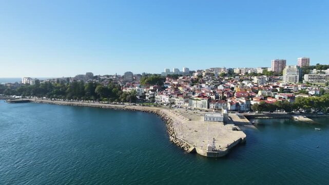 Porto Foz do Rio Douro Drone Aerial