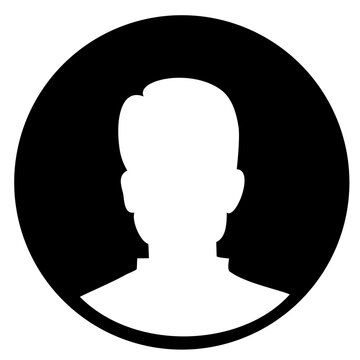 vector silhouette of a man