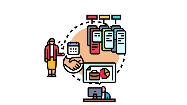 Job scheduling process managing project tasks, optimizing workflow, and coordinating deadlines with effective time management, planning, and resource allocation