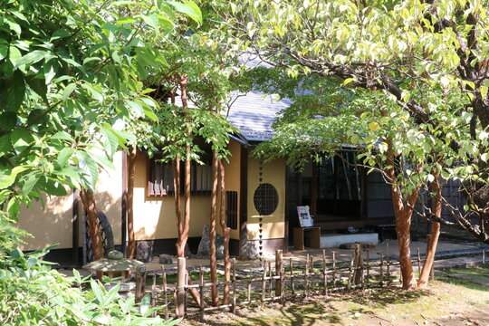 府中郷土の森博物館。茶室梅欅庵。