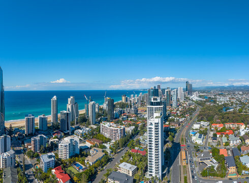 Aerial view of Surfers Paradise
