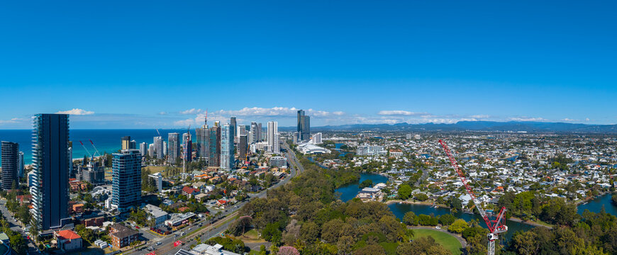 Aerial view of Surfers Paradise