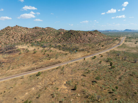 A lonely road in the East Kimberley, Western Australia