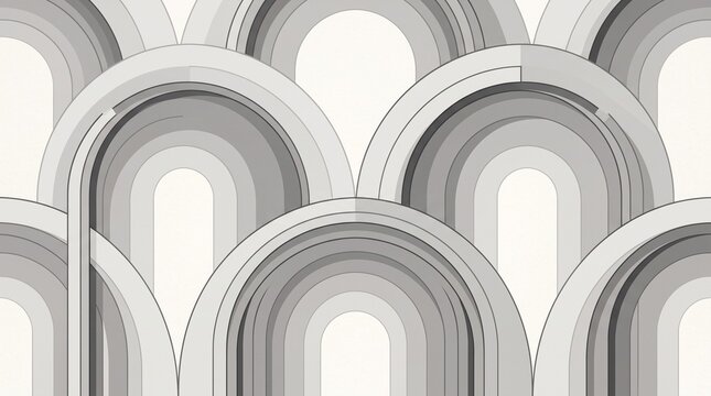 Graphite Gray Architectural Arch Background