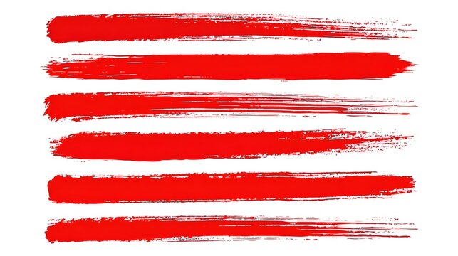 Red Hand Drawn underline Red hand drawn underline brush stroke collection. Line pencil red brush set. Line red underline Collection of various hand drawn red for highlight or underline text box 