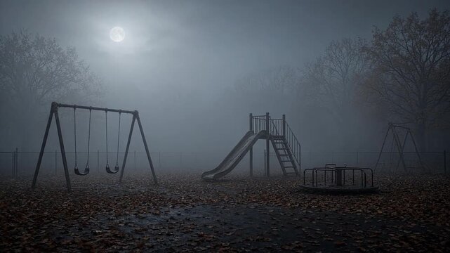 foggy morning in the forest