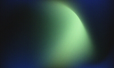 Glowing green planet in dark space astronomy background Noise Texture © Abu