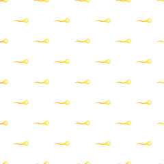 Fototapeta premium Spermatozoa cells moving, creating a scientific biology seamless background