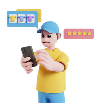 E-commerce 3d icons high resolution render. Suitable for business, marketing, or ad campaign for e-commerce