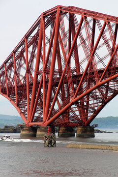 The Forth Bridge is a railway bridge over the Firth of Forth, the far inland estuary of the River Forth in Scotland