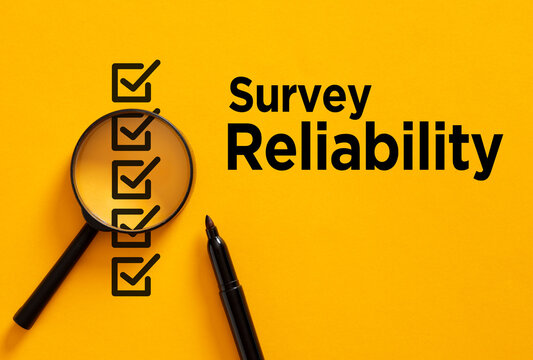 Survey reliability concept checking quality of data