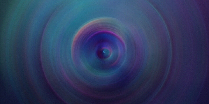 Deep blue violet radial gradient background with subtle circular light rings for atmospheric digital creative projects.