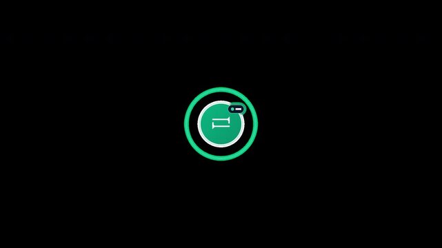 Social Media Share And Retweet Counter Pop Alpha Channel