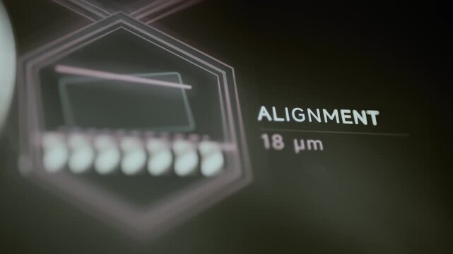 Component alignment inspection reports 18 micrometers
