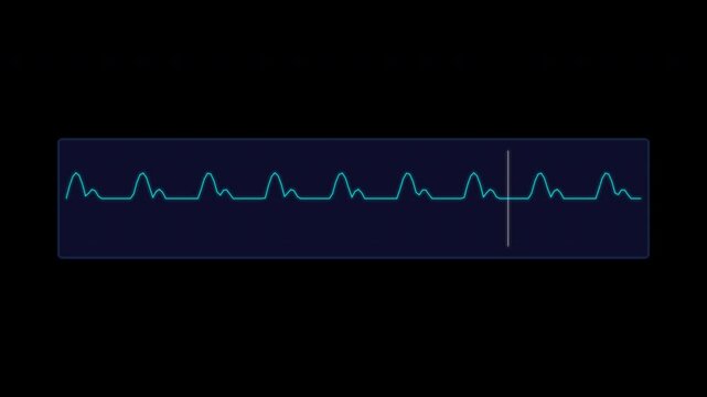 Medical Pulse Oximeter And SpO2 Vital Signs HUD Alpha Channel