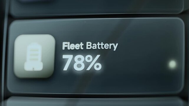 Fleet battery indicator increases from 78 to 79